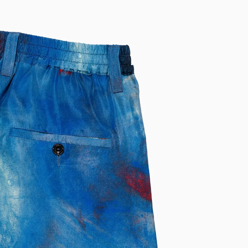 Marni Graphic Printed Elastic Waistband Shorts