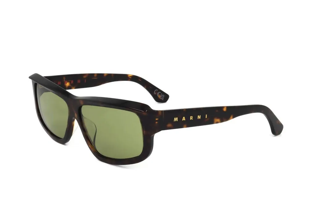 Marni Eyewear Annapuma Circuit Rectangular Frame Sunglasses