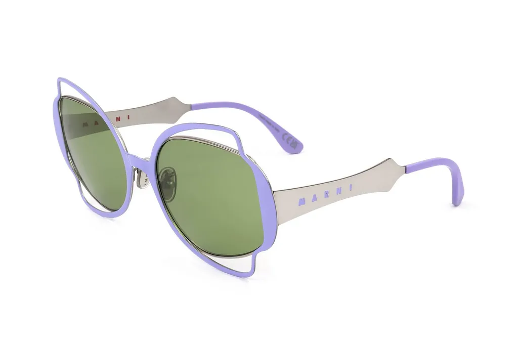 Marni Eyewear Irregular Frame Sunglasses