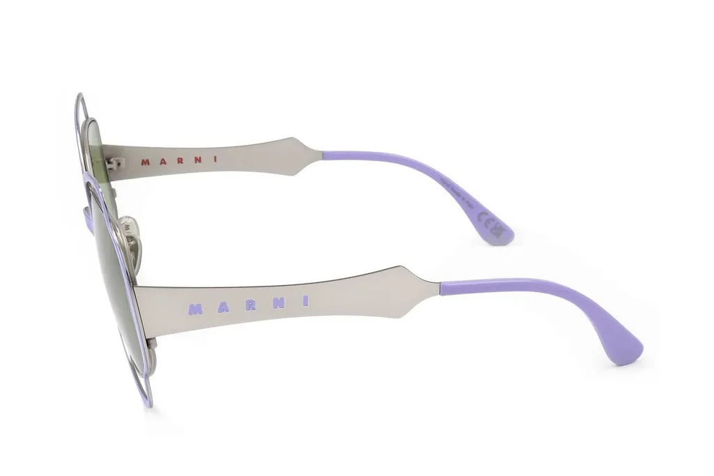 Marni Eyewear Irregular Frame Sunglasses