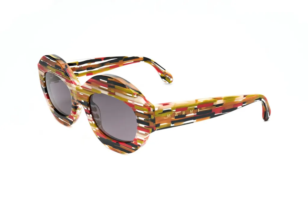 Marni Eyewear Oversized Frame Sunglasses