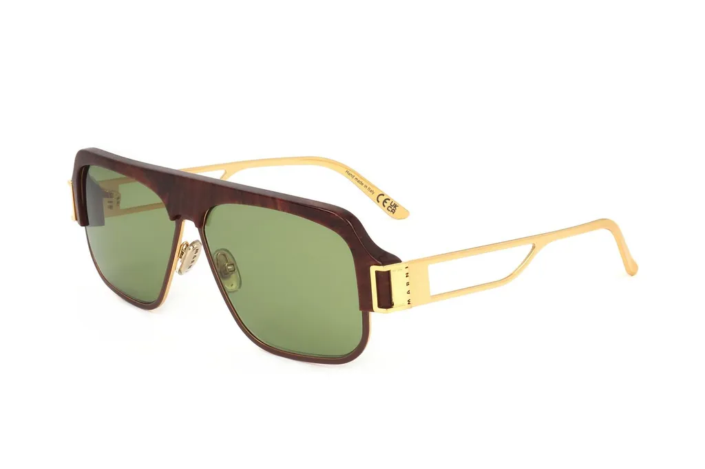 Marni Eyewear Aviator Frame Sunglasses