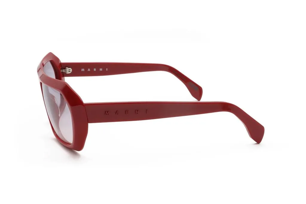 Marni Eyewear Geometric Frame Sunglasses