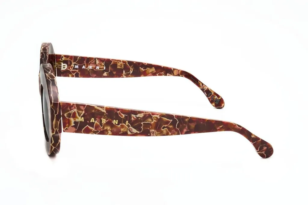 Marni Eyewear Oversized Frame Sunglasses