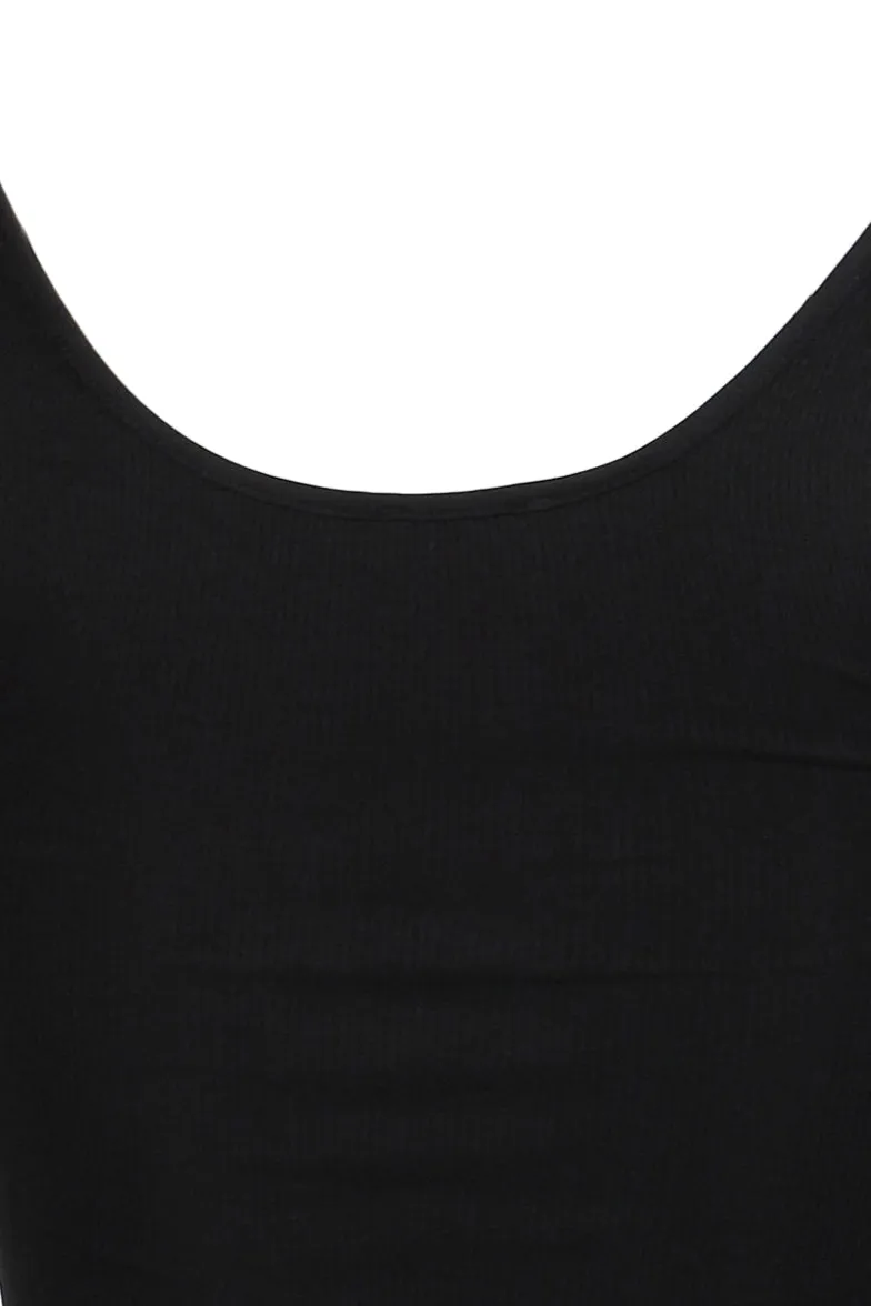 Vest Top With Sequins And Beading / Blk