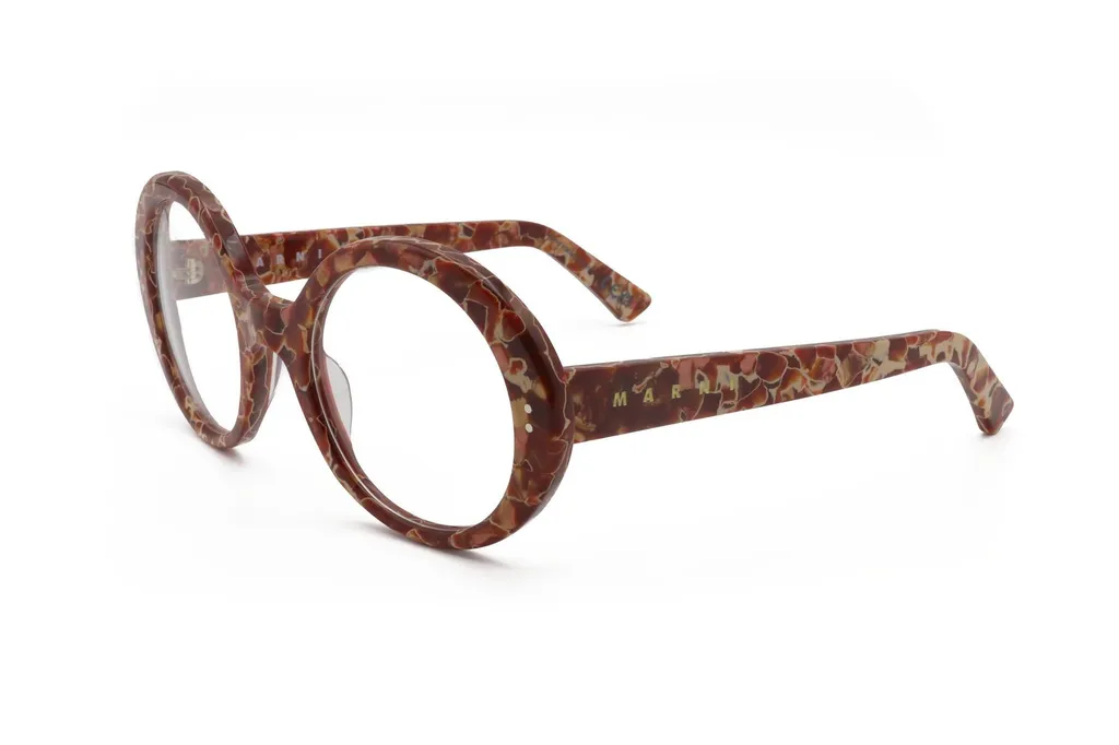 Marni Eyewear Oval Frame Glasses