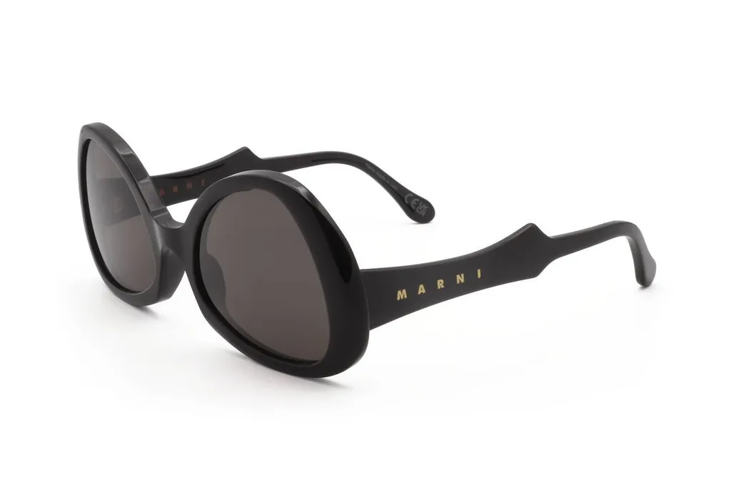 Marni Eyewear Anu Ohia Oversized Frame Sunglasses