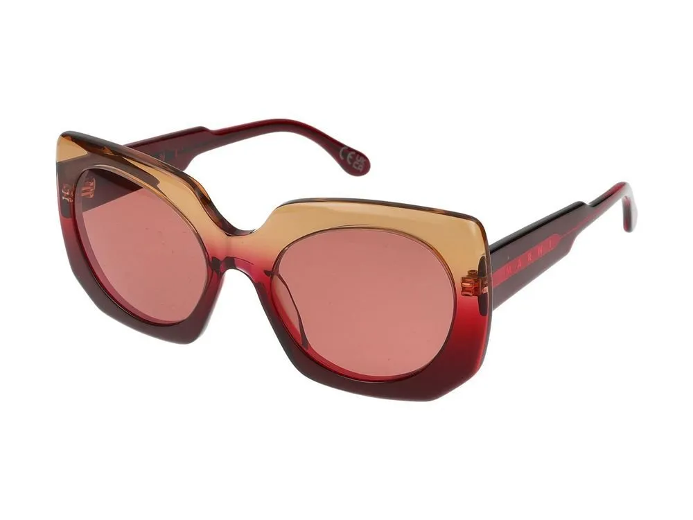 Marni Eyewear Geometric Frame Sunglasses