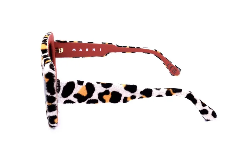 Marni Eyewear Geometric Frame Sunglasses