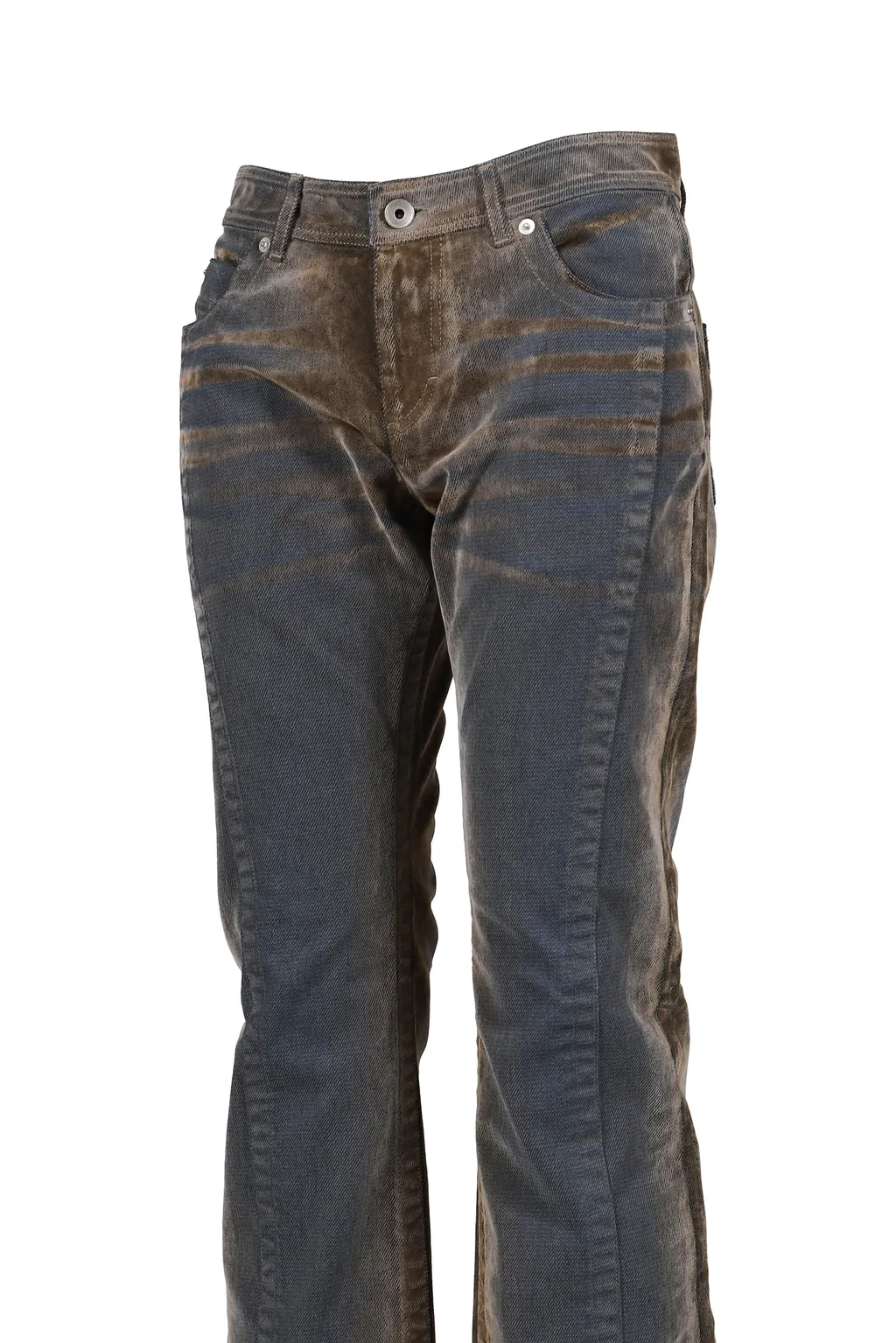 Flock Denim Trousers / Stone