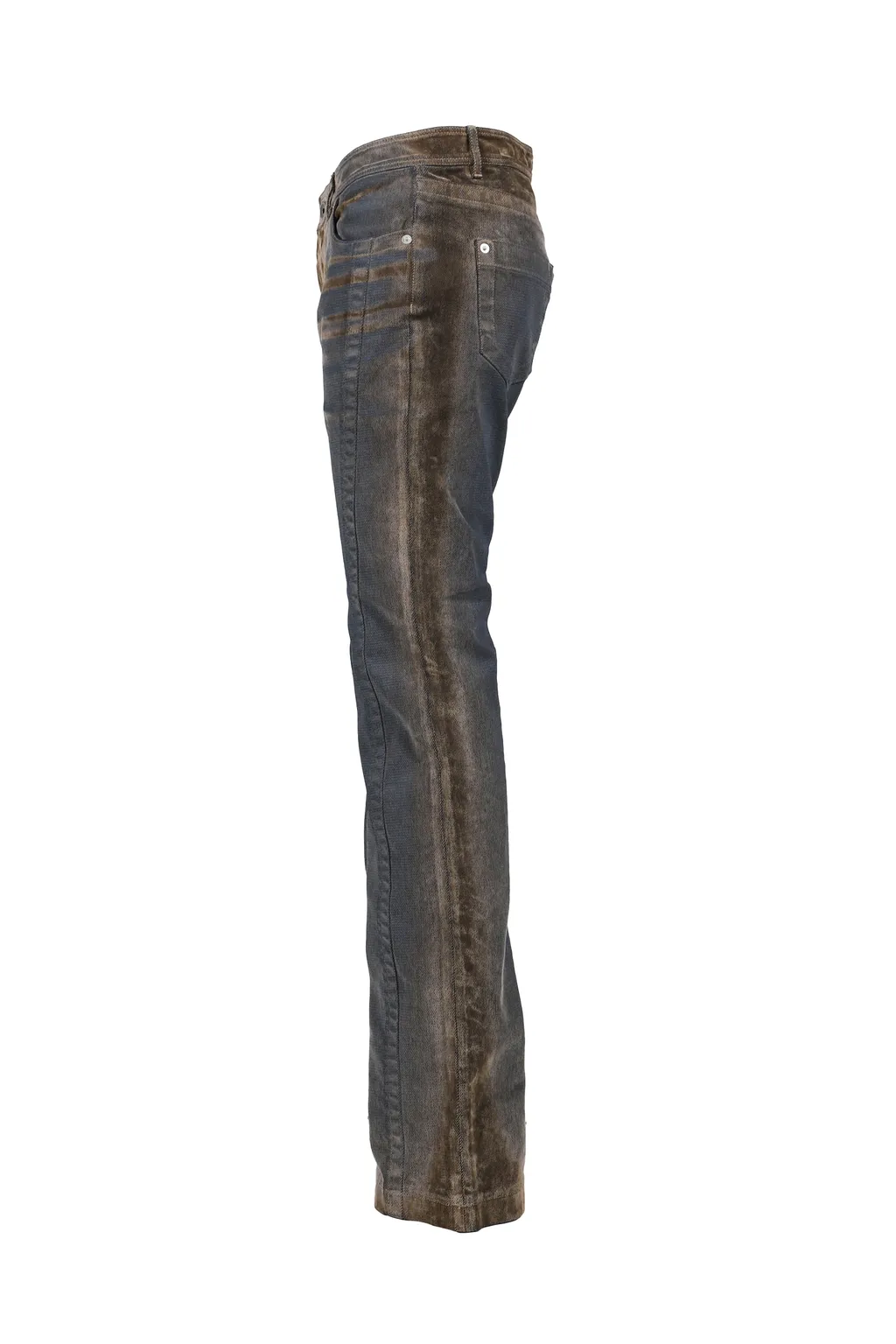Flock Denim Trousers / Stone