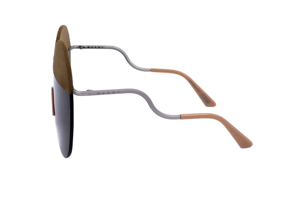 Marni Eyewear Odrius Shield Frame Sunglasses