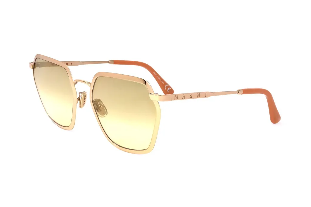 Marni Eyewear Geometric Frame Sunglasses