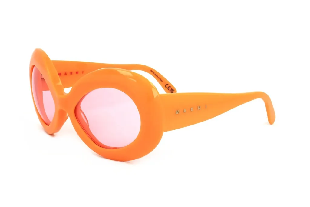 Marni Eyewear Oval Frame Sunglasses