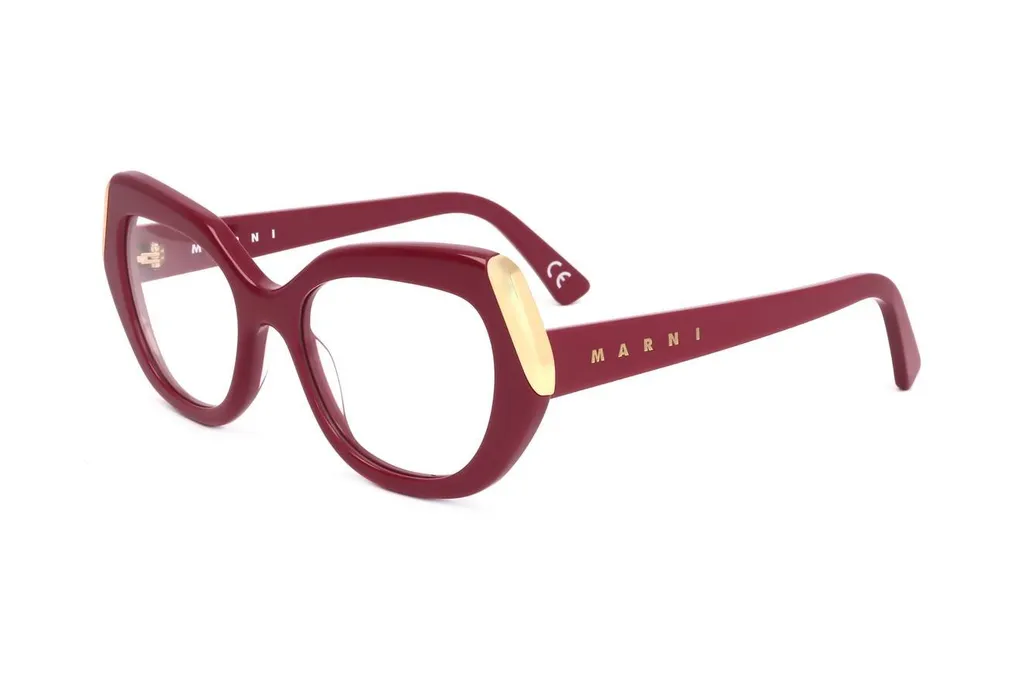 Marni Eyewear Oval Frame Glasses