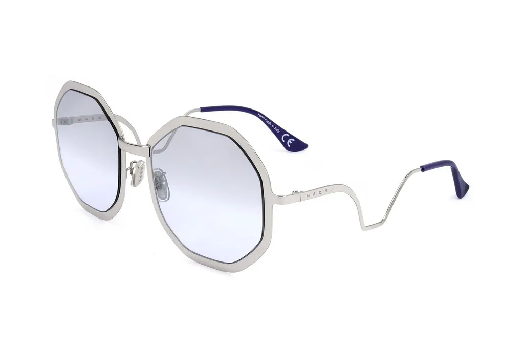 Marni Eyewear Geometric Frame Sunglasses