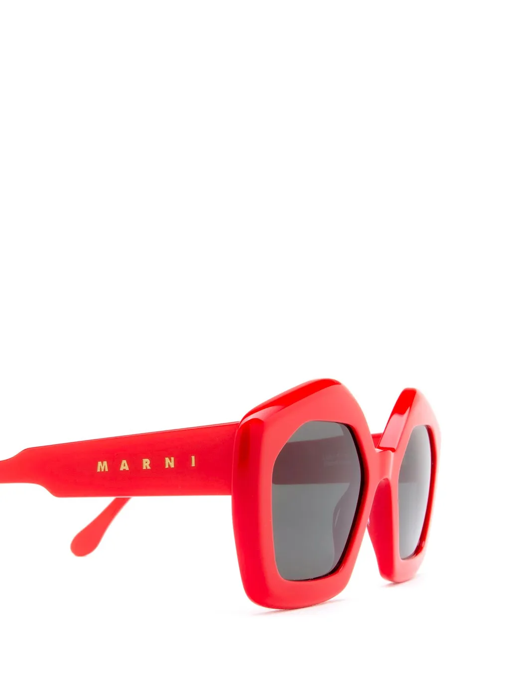 Marni Eyewear Pentagon Frame Sunglasses
