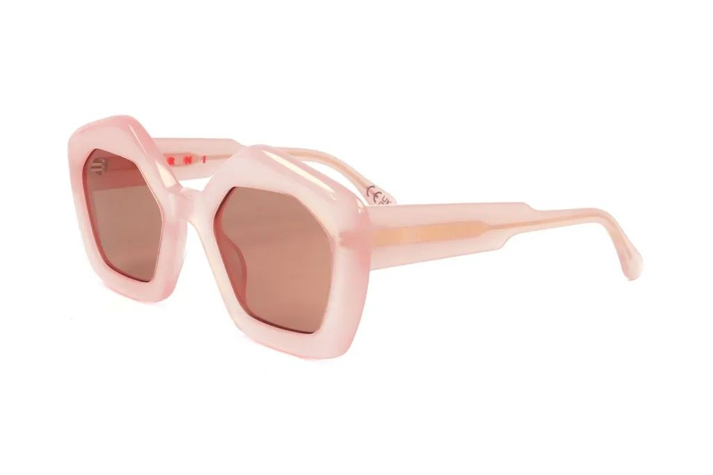 Marni Eyewear Geometric Frame Sunglasses