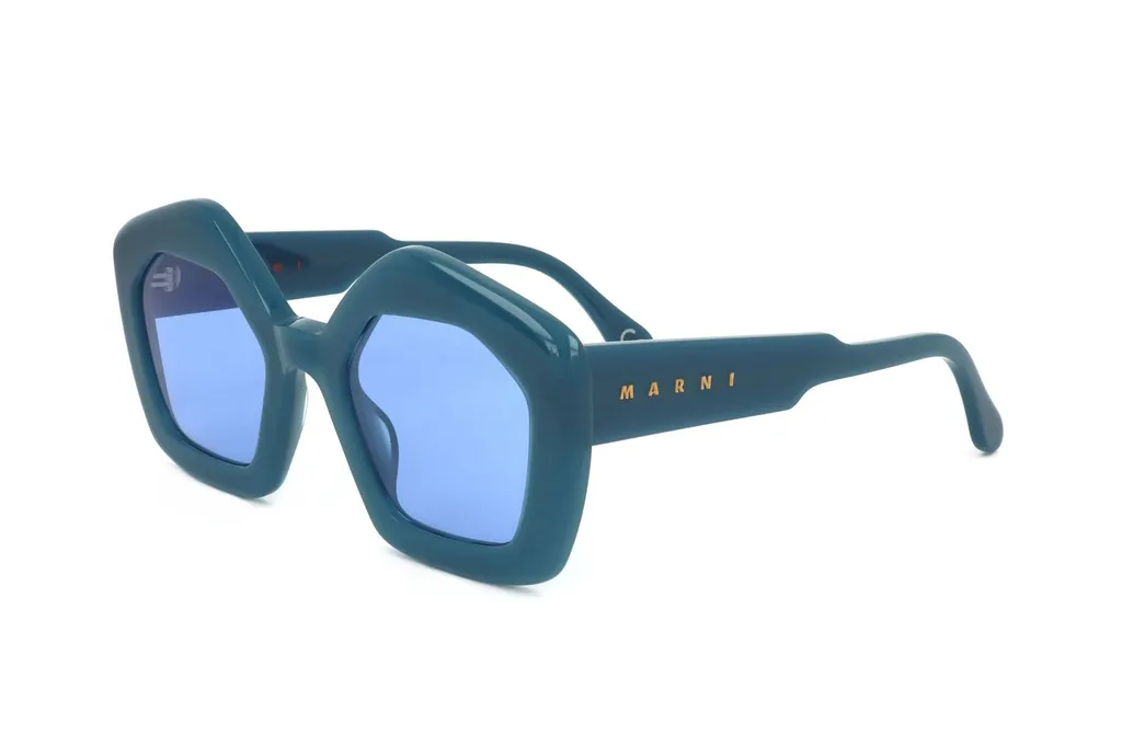 Marni Eyewear Geometric Frame Sunglasses