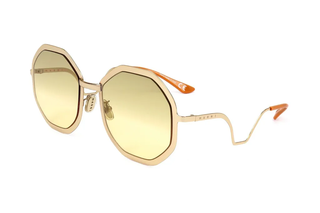 Marni Eyewear Geometric Frame Sunglasses