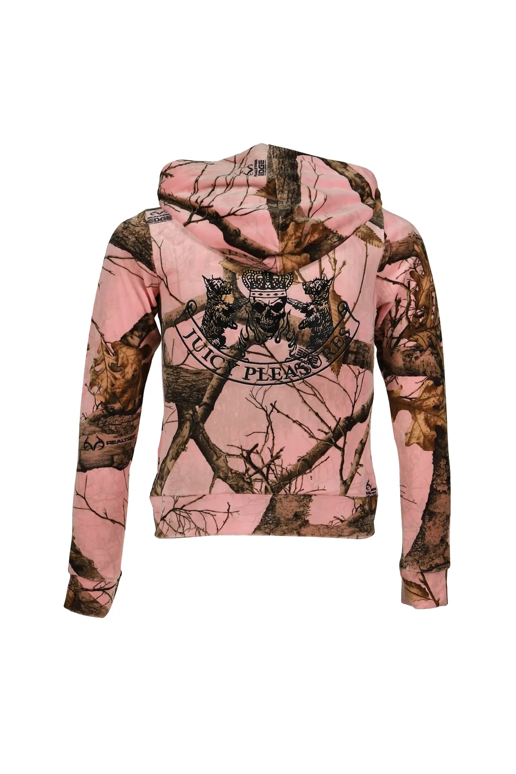 Realtree Velor Robertson Hoodie / Pink Edge