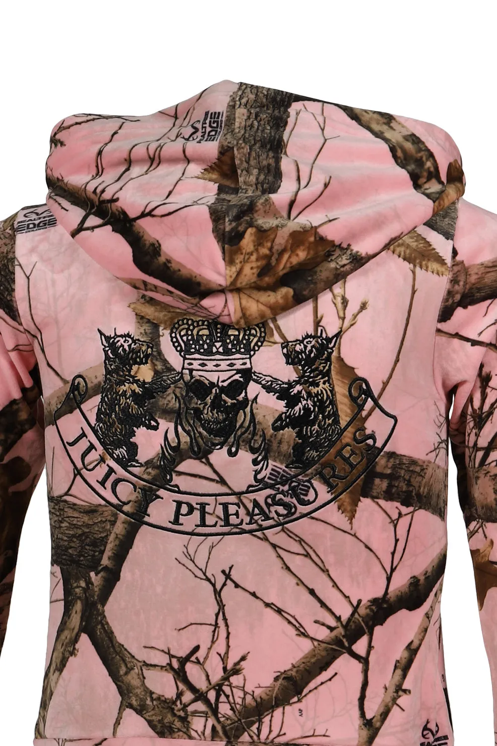 Realtree Velor Robertson Hoodie / Pink Edge