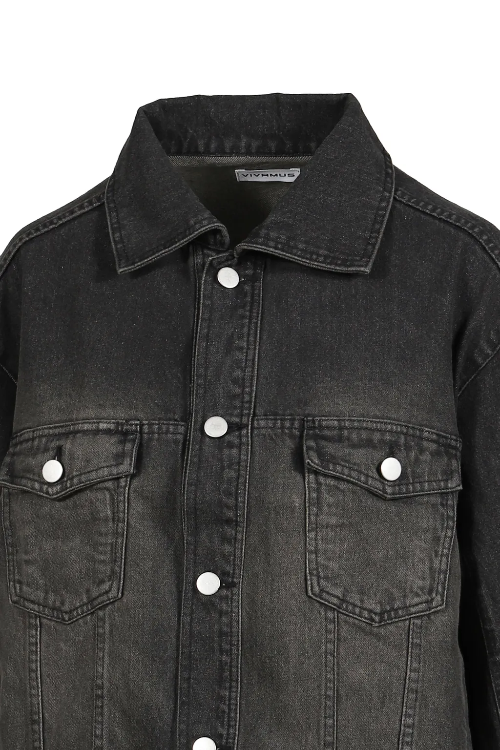 Denim Lace Jacket / Black