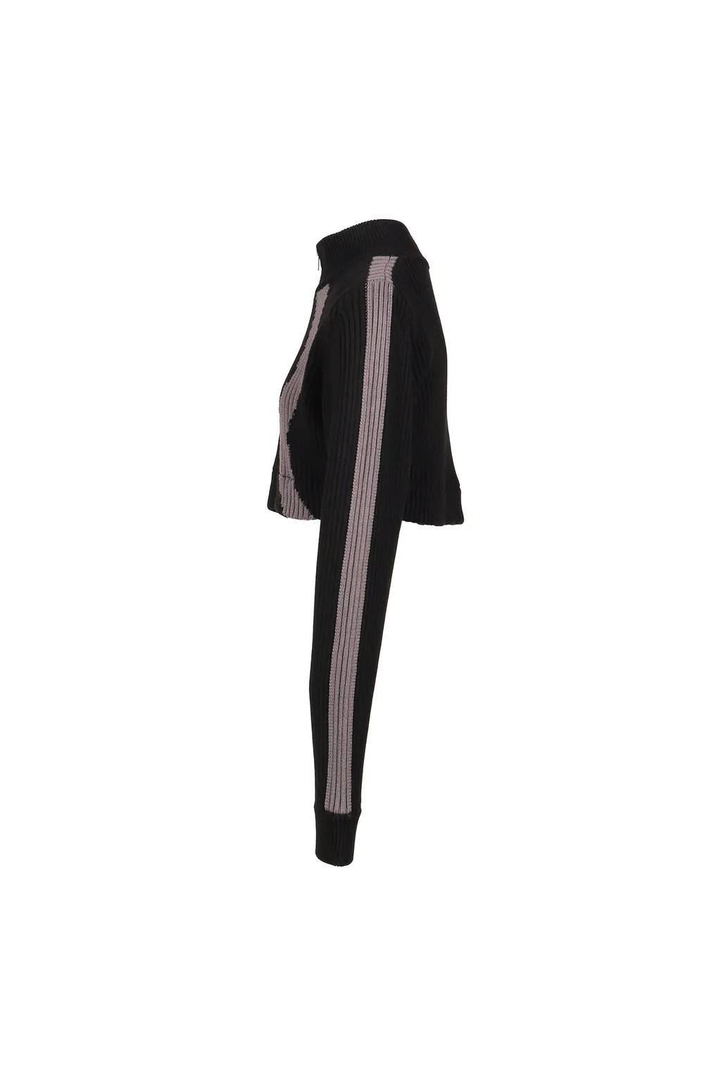 Double Zip Knit / Black