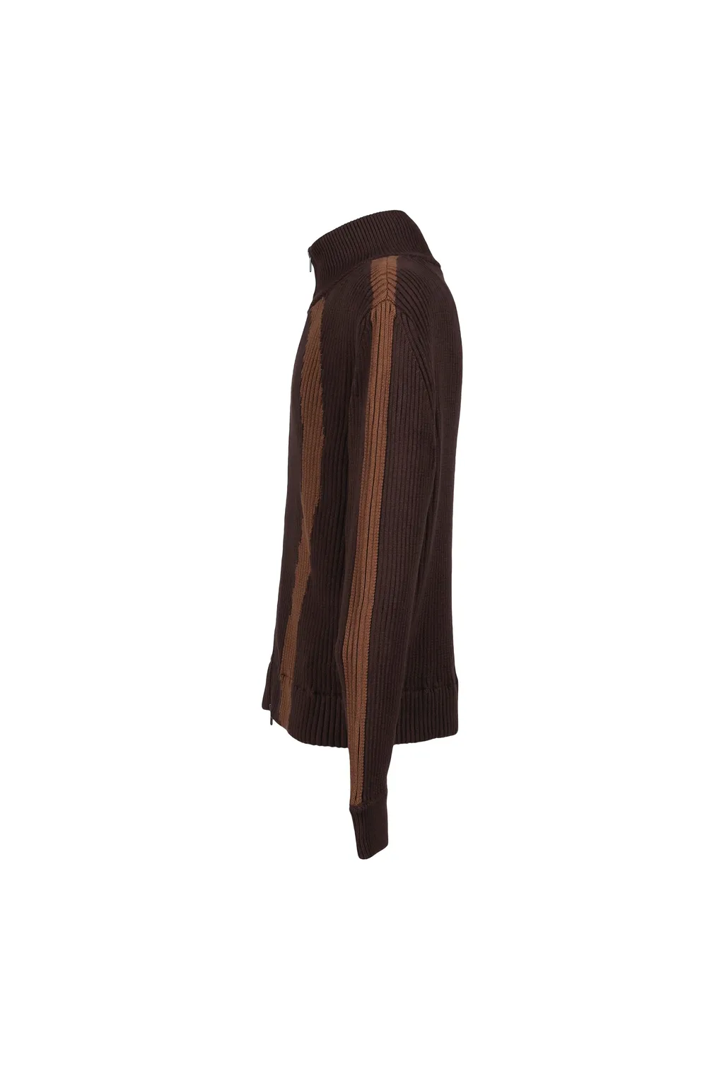 Double Zip Knit / Brw