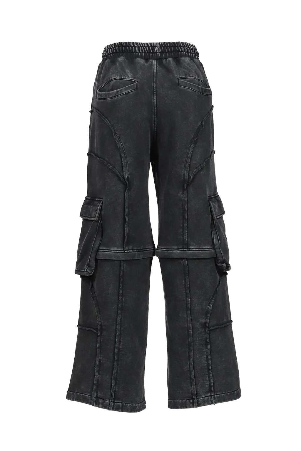 Split Sweat Pants / Black