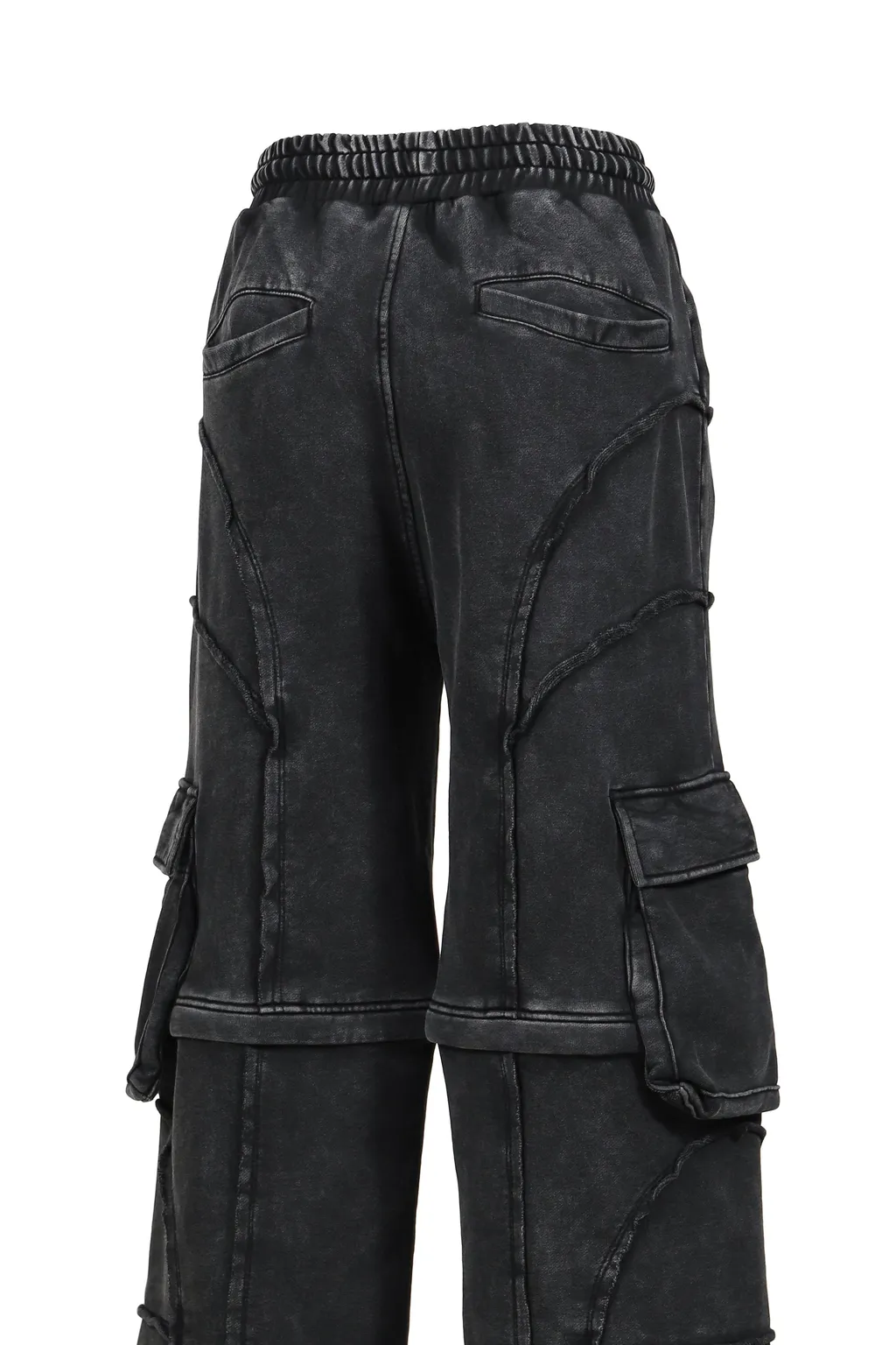 Split Sweat Pants / Black