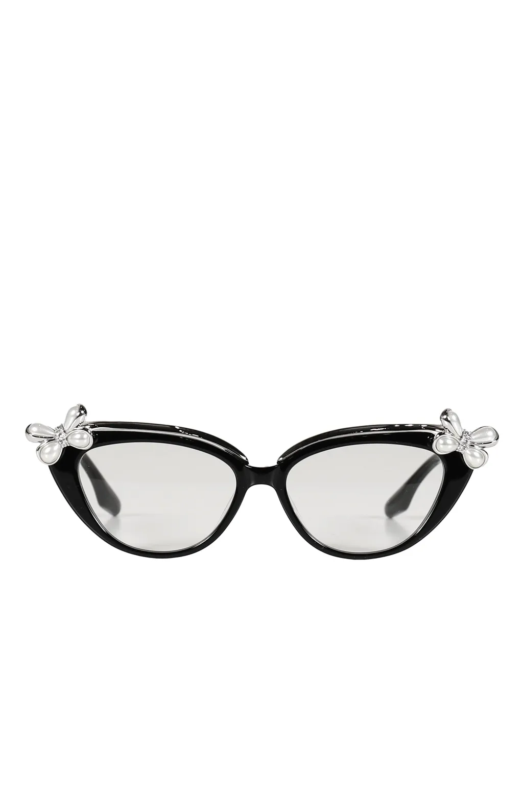 Pearl Flower Simple Glasses / Blk