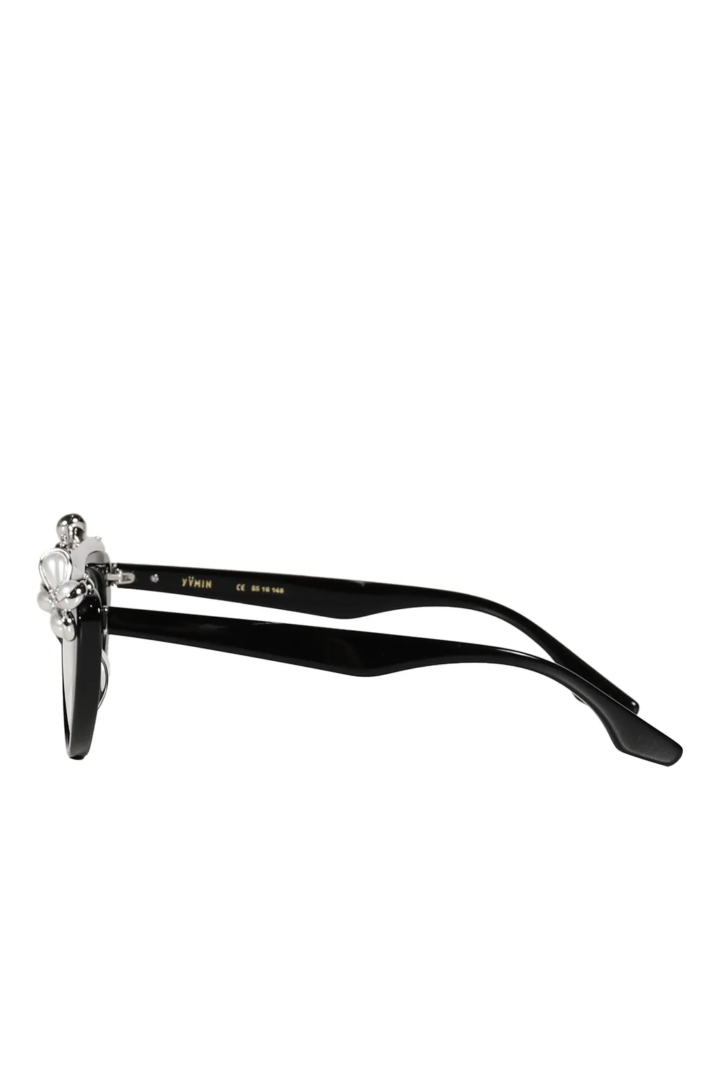 Pearl Flower Simple Glasses / Blk