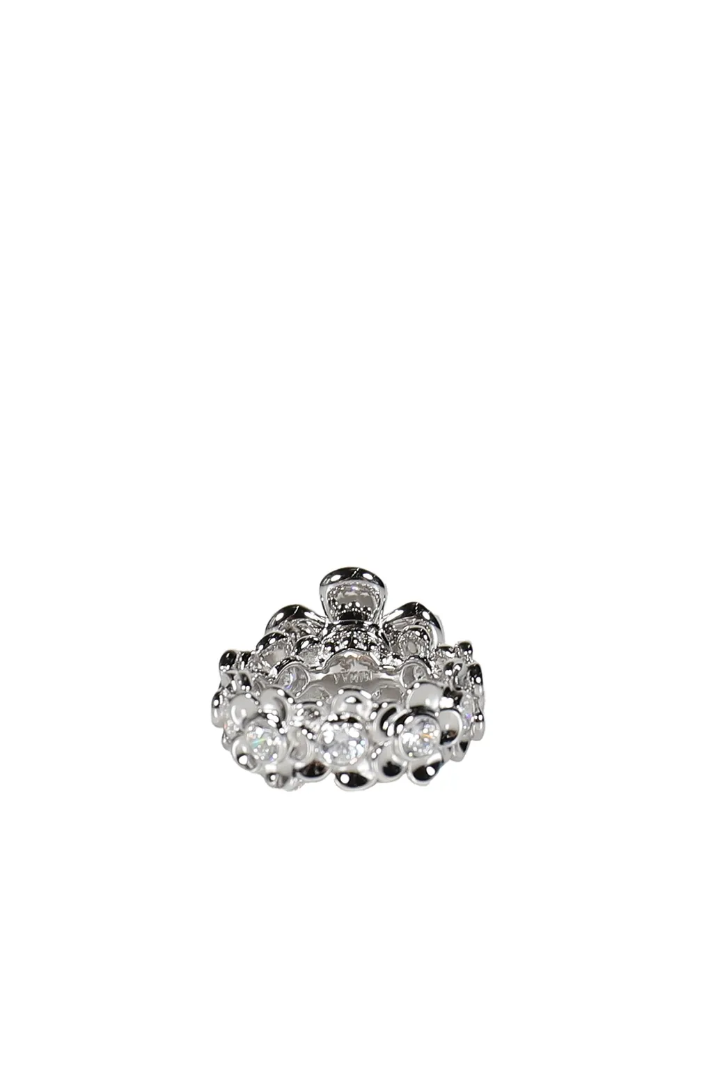 Spin Flower Garden Ring / Sil