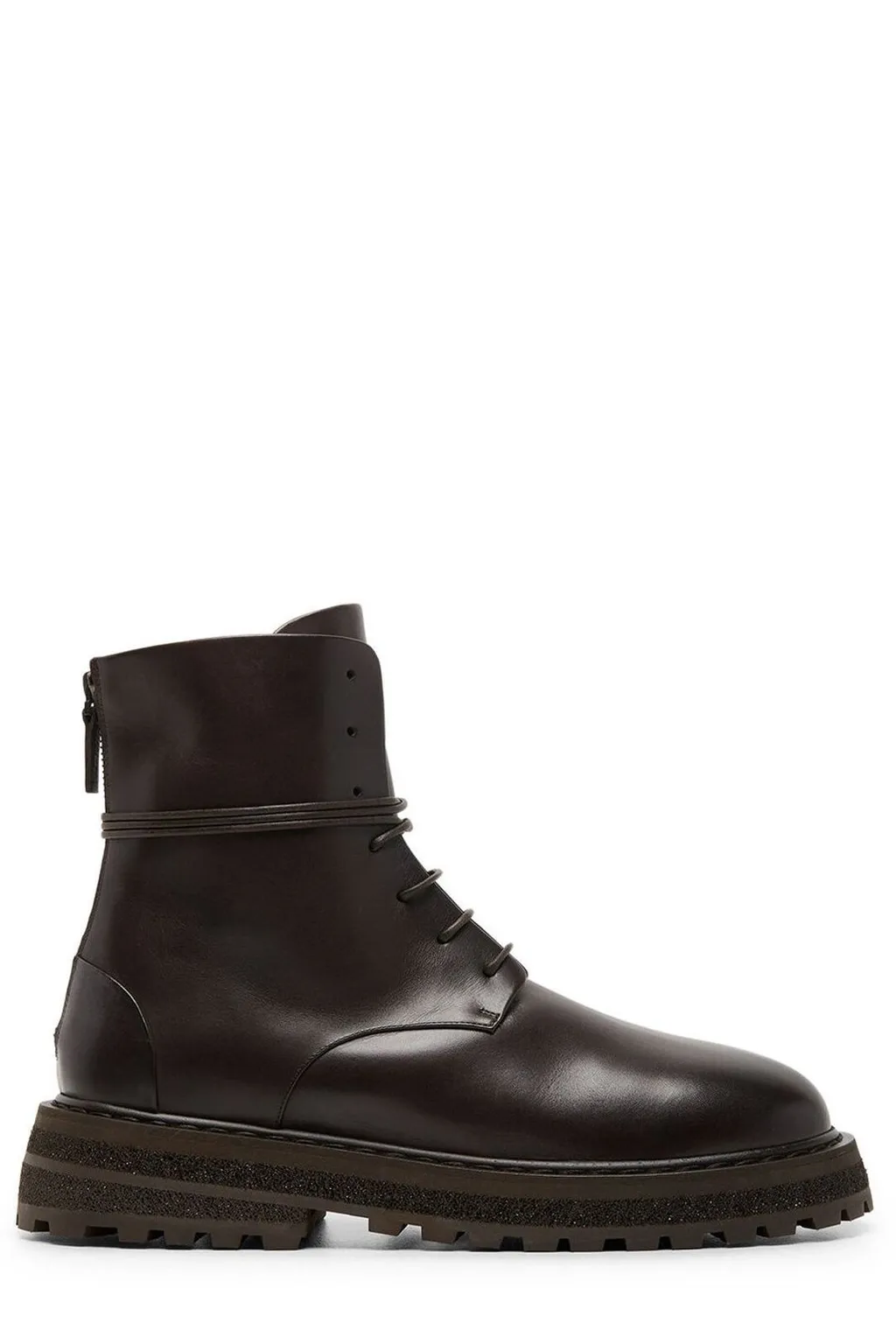 MarsÈLl Round Toe Lace-Up Boots