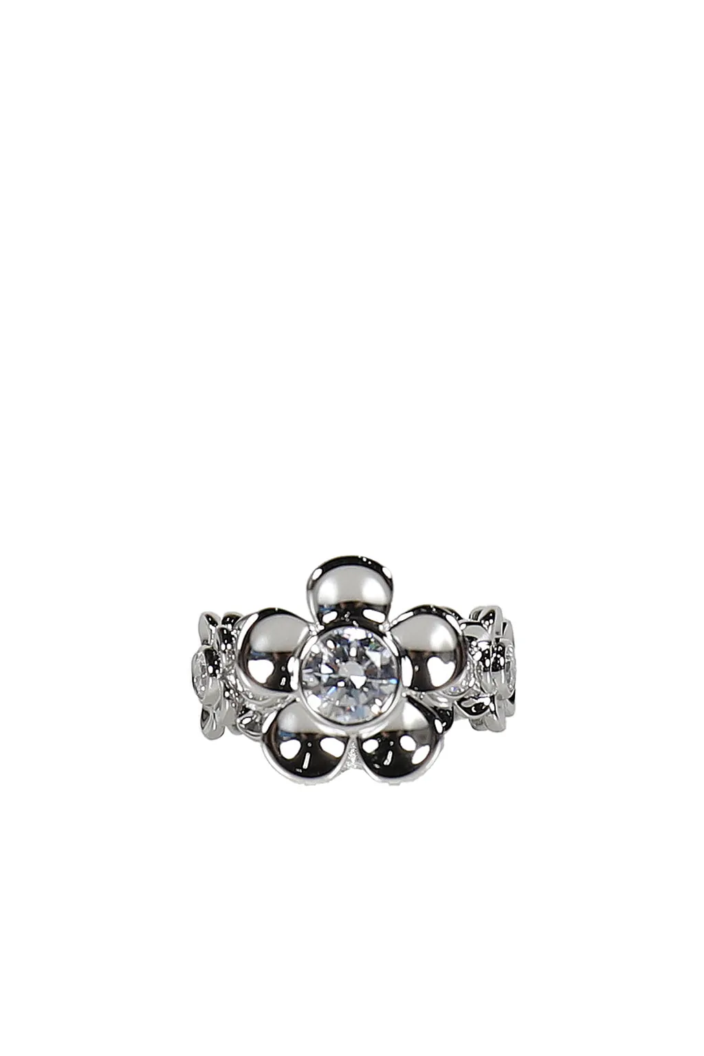 Spin Flower Garden Ring / Sil