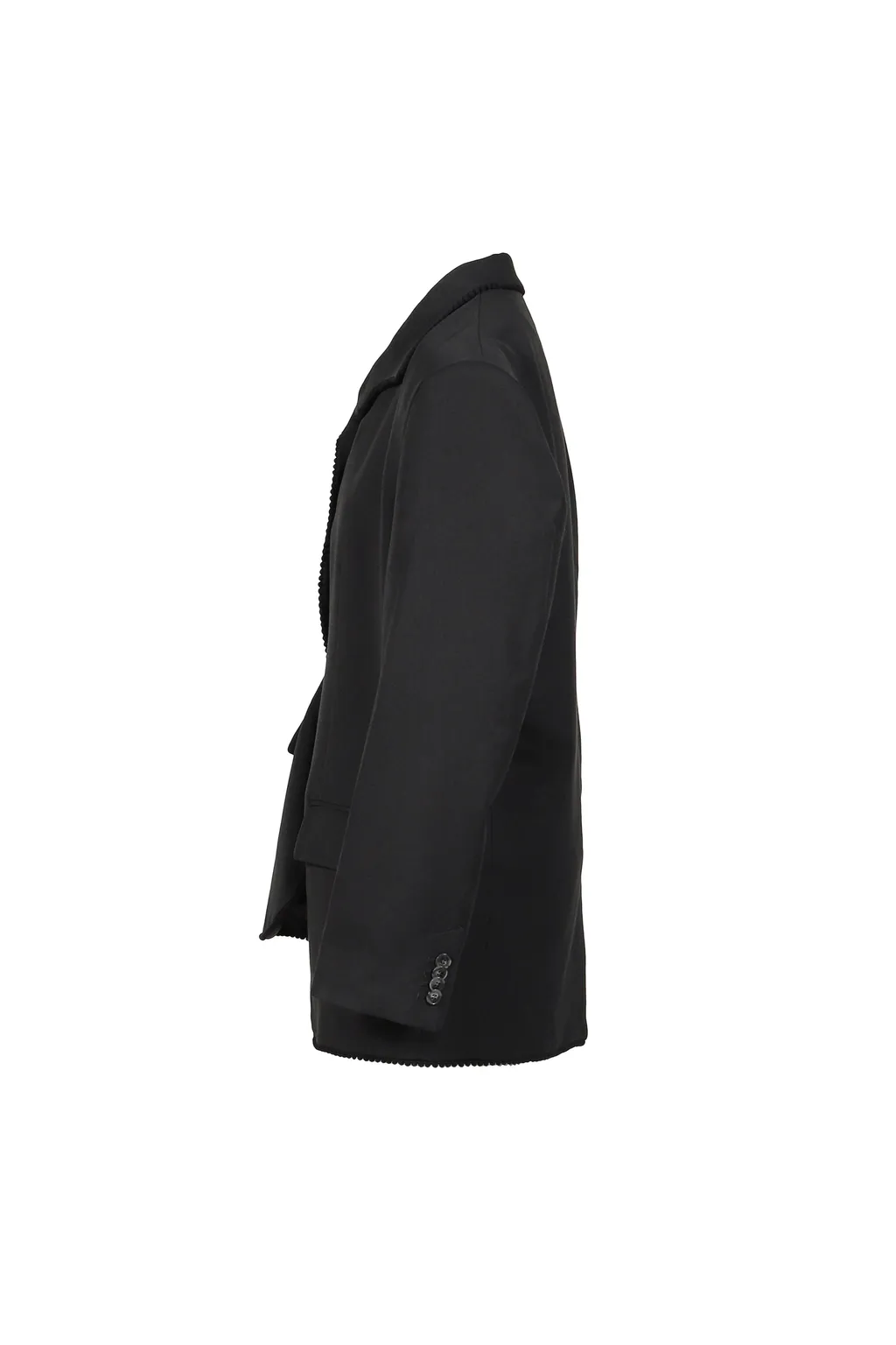 Pleated Blazer Black / Blk