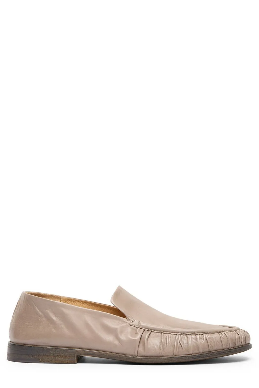 MarsÈLl Round-Toe Gathered Loafers
