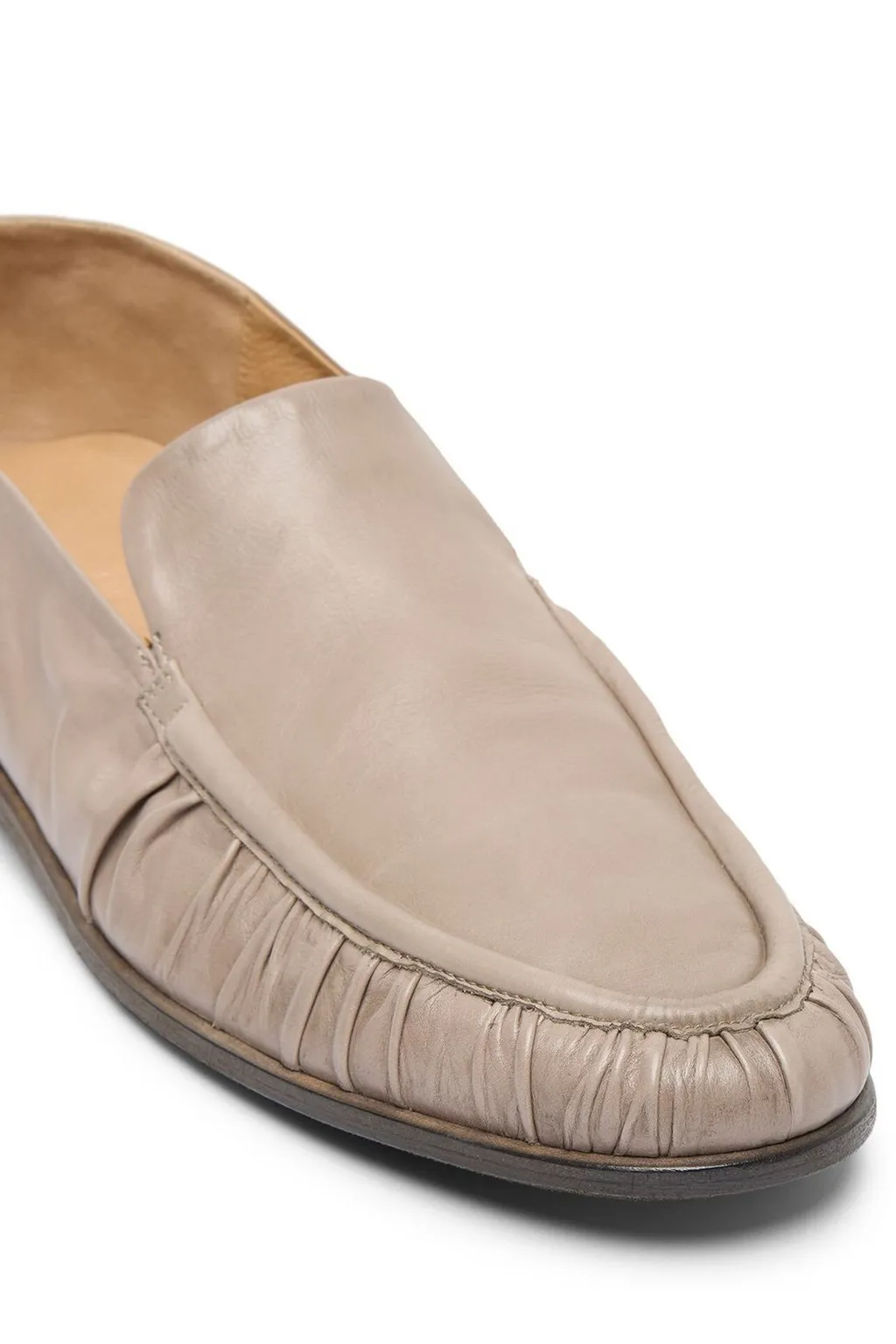 MarsÈLl Round-Toe Gathered Loafers