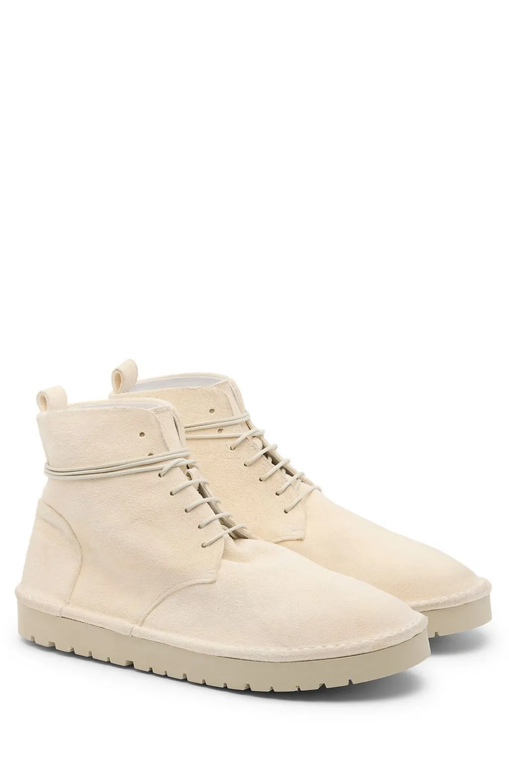MarsÈLl Round-Toe Lace-Up Boots
