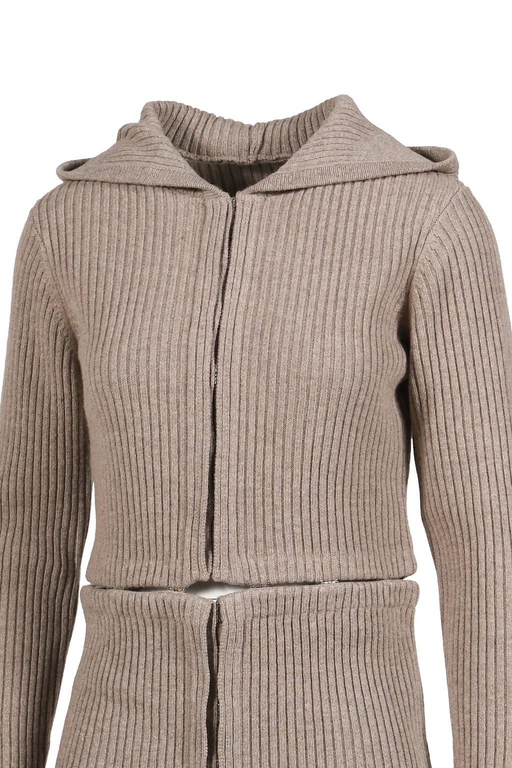 Refracta Cardigan / Dark Stone