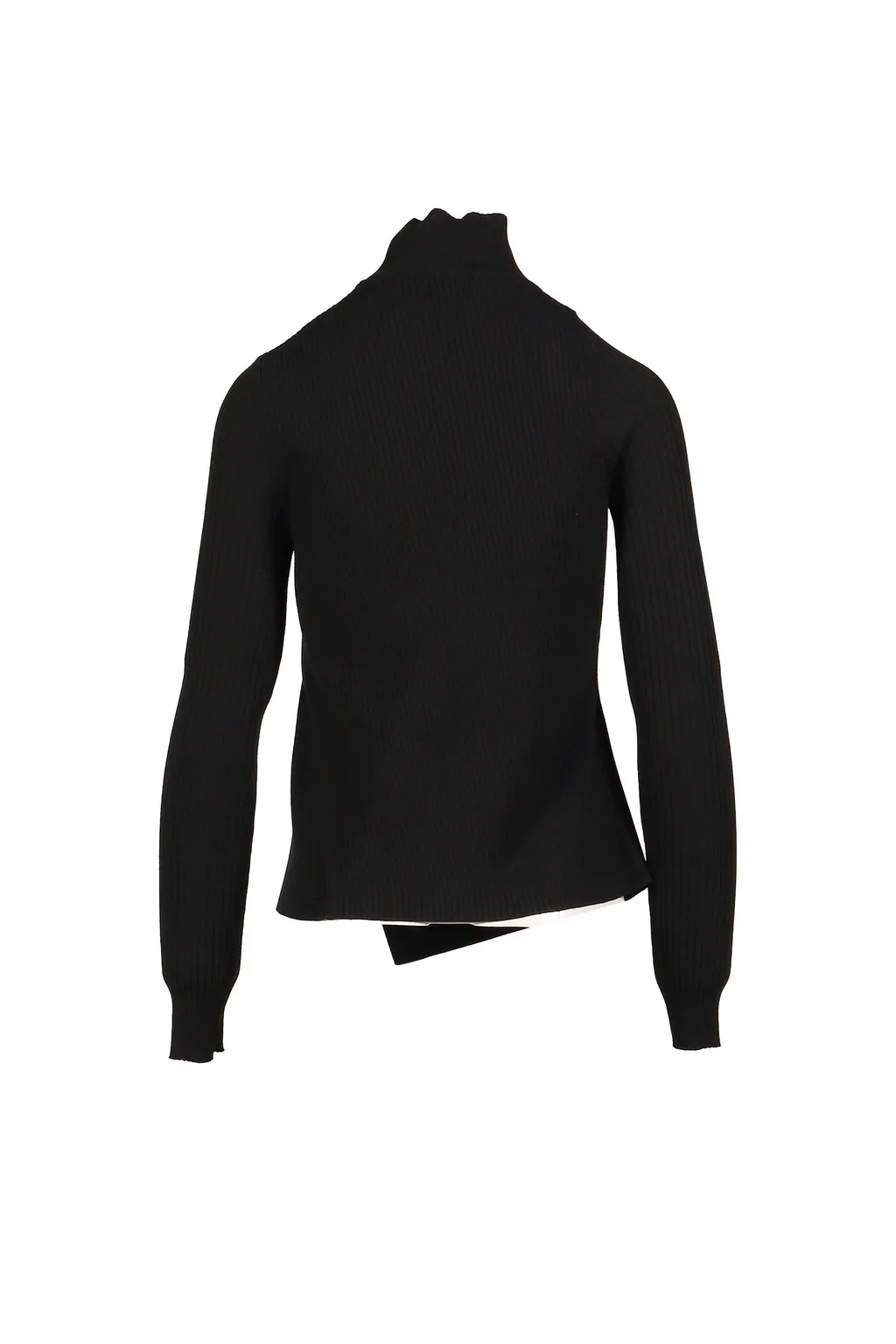 Oblique Butonned Sweater / Blk