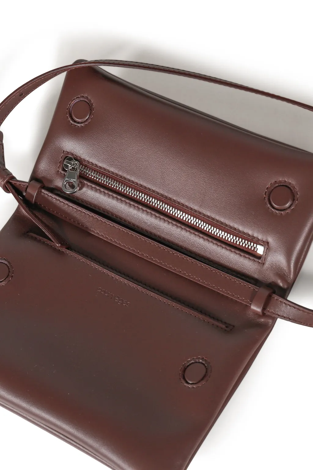 Cuff Leather Mini Clutch / Bur