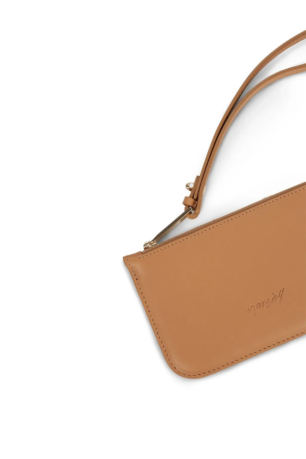 MarsÈLl Logo Embossed Zipped Wallet