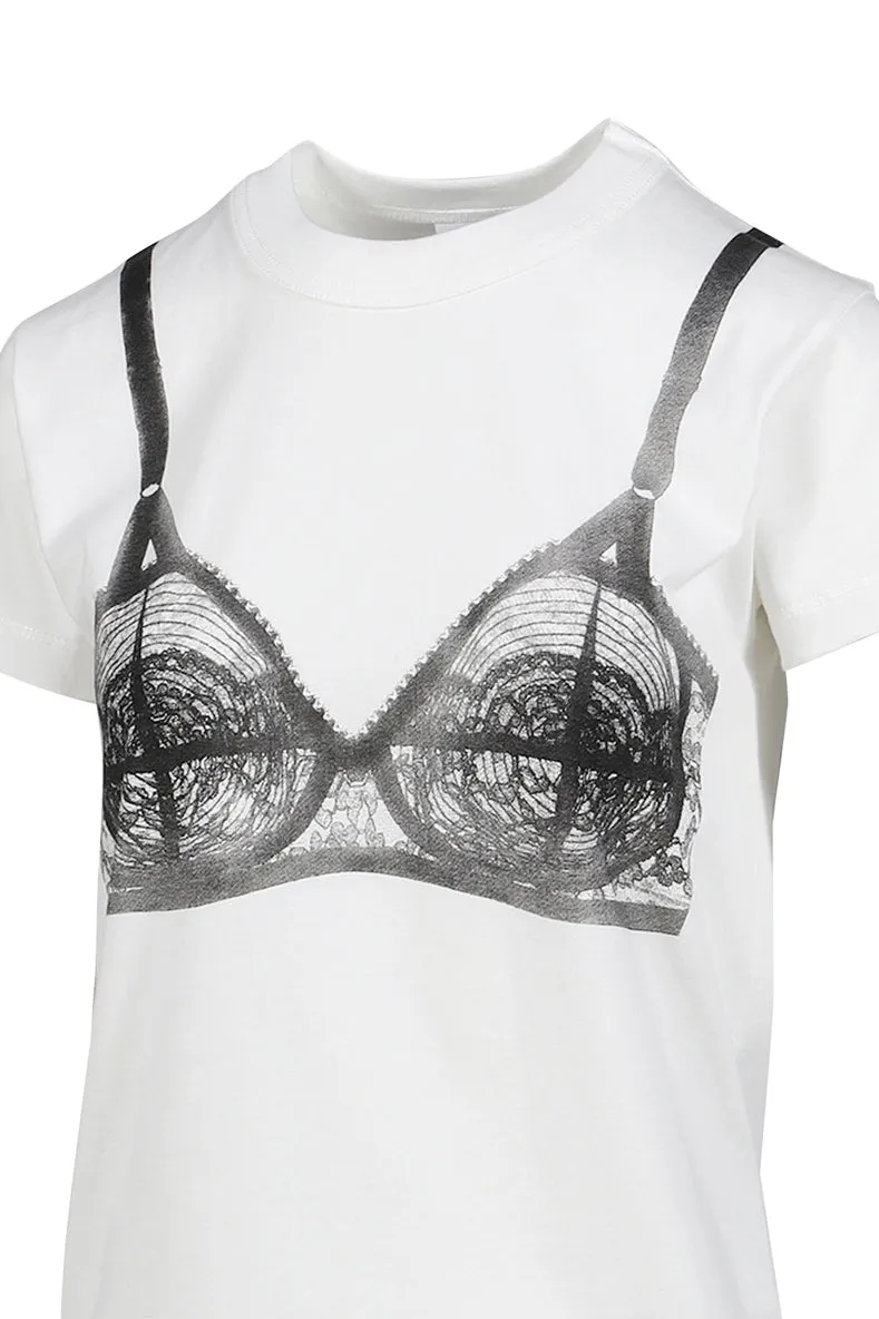 Bra T Shirt Knit / White