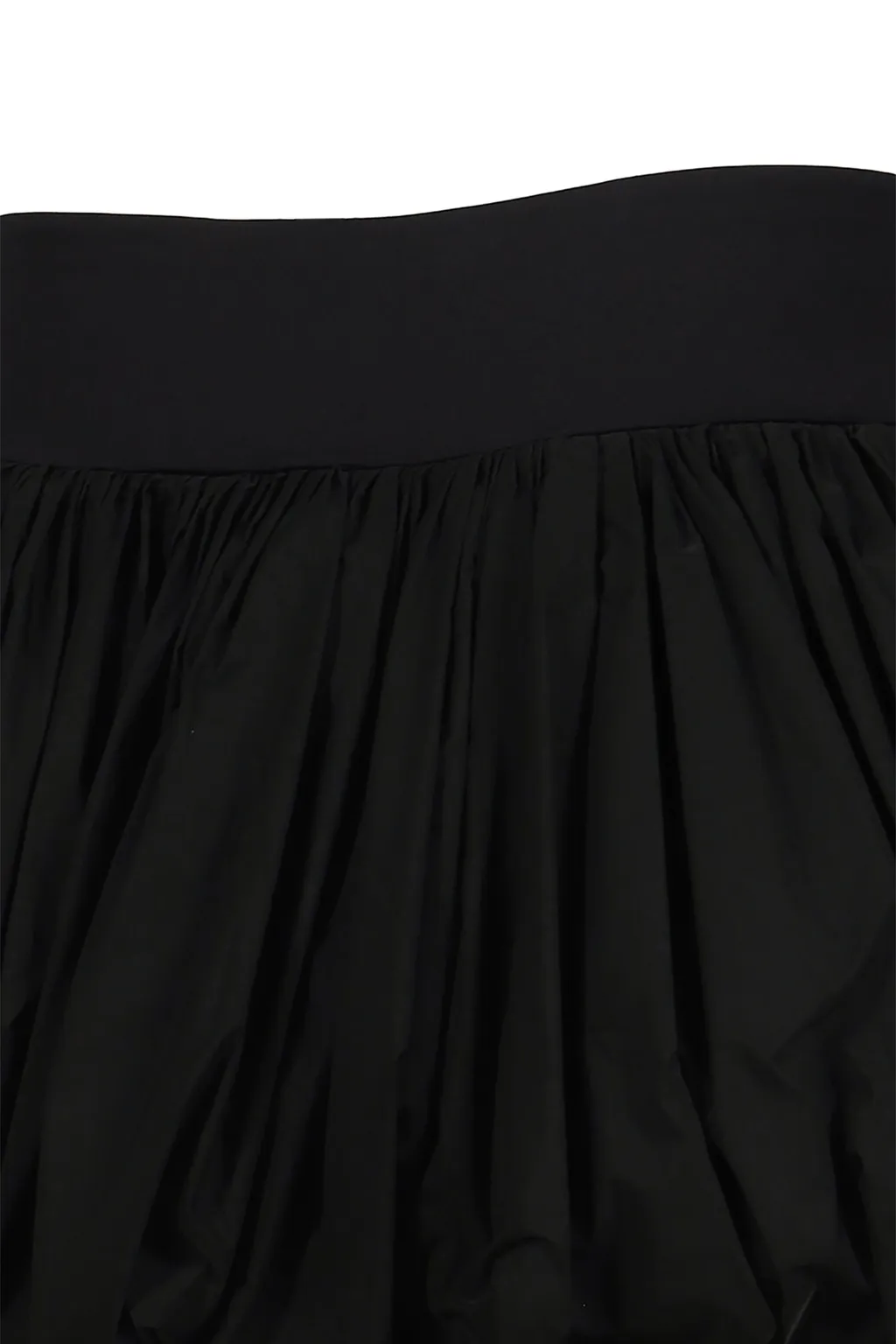 Black Pouf Skirt Woven / Black