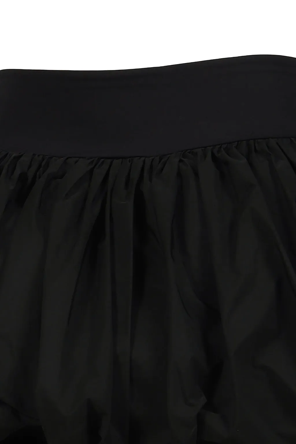 Black Pouf Skirt Woven / Black