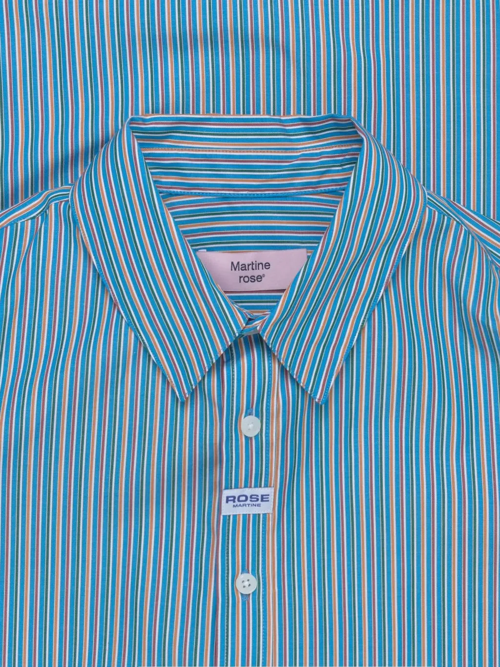 Martine Rose Striped Long Sleeved Shirt