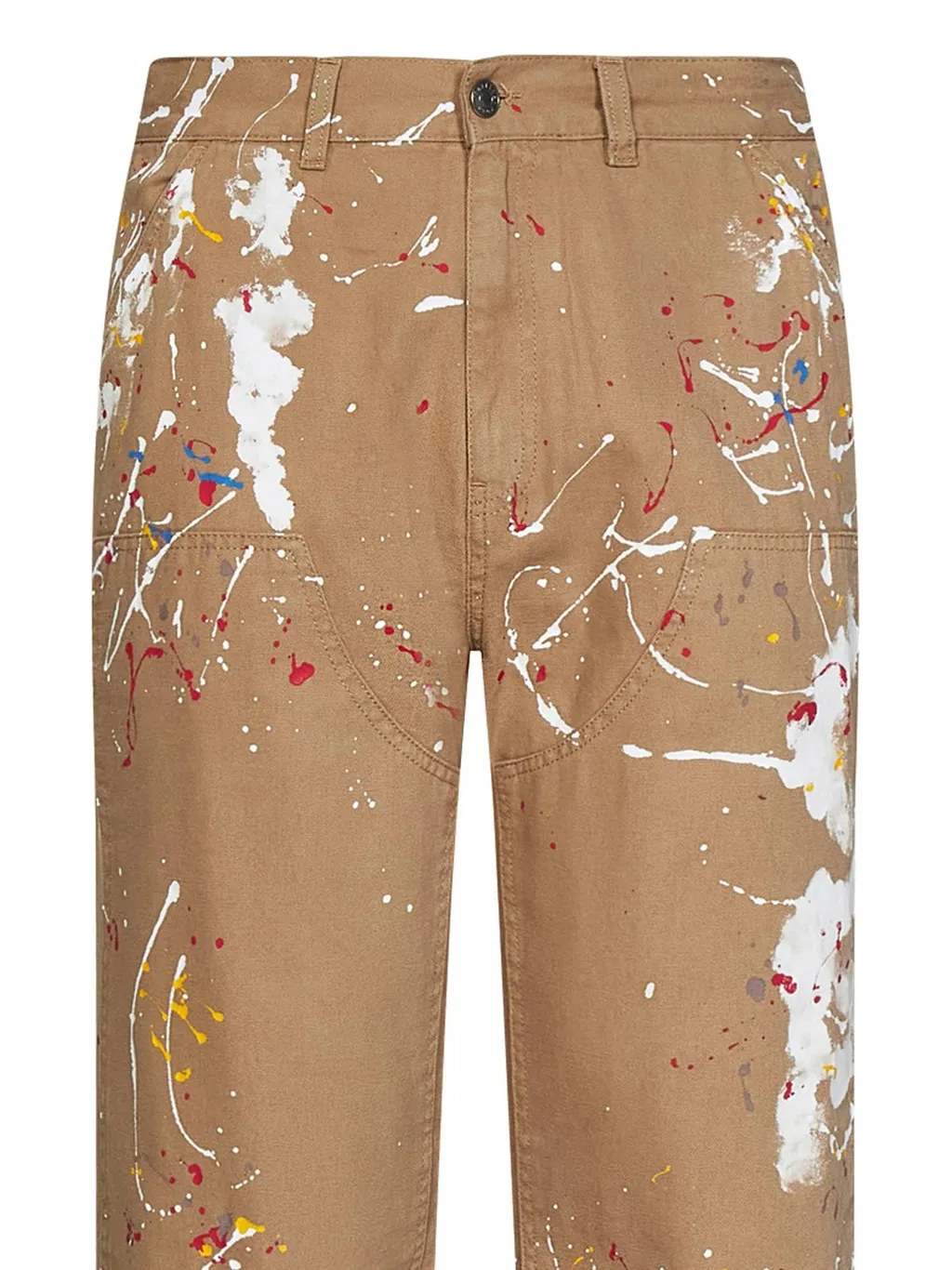 Martine Rose Paint-Splatter Wide-Leg Cargo Trousers