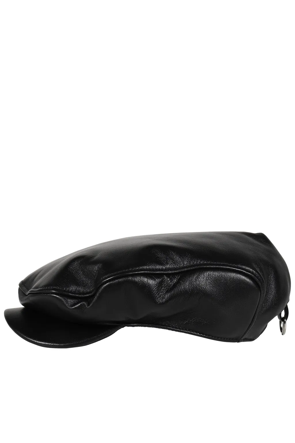 Newsboy Cap Leather / Black